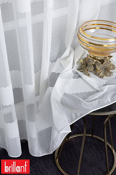 Brillant Keten Rio Ekru 1/2.5 Normal TT Zemin Pileli Ütü İstemez Kırışmaz Yen...