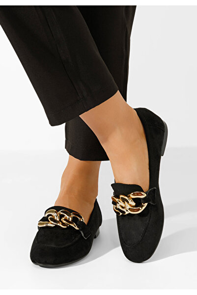 B T Shoes Čierne mokasíny dámske Delenia