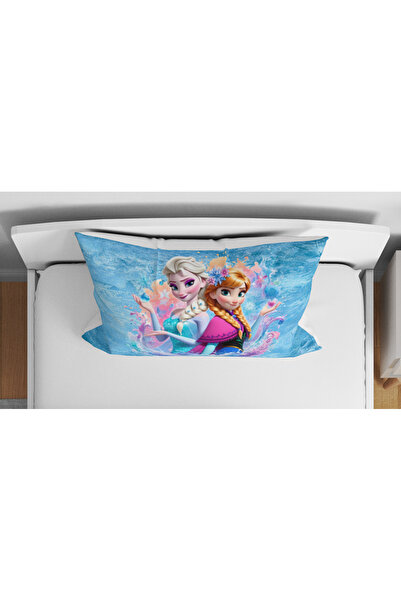 Home Σετ κρεβατοκάλυμμα για κορίτσια με μοτίβο Frozen Elsa με ψηφιακή εκτύπωση 3D χωρίς σεντόνια