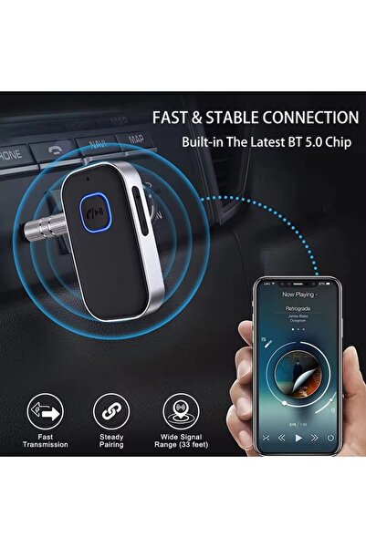 OEM Adaptor Bluetooth 5.0, receptor audio portabil cu mufă AUX de 3,5 mm