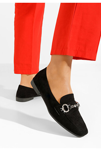 B T Shoes Μοκασίνια γυναικεια Venea μαύρα