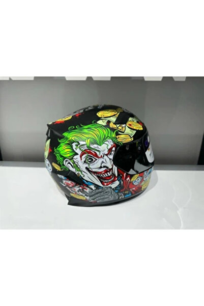 Sway KASK SWAY SW 820 UGLY FULLA FACE GÜMÜŞ VİZÖR