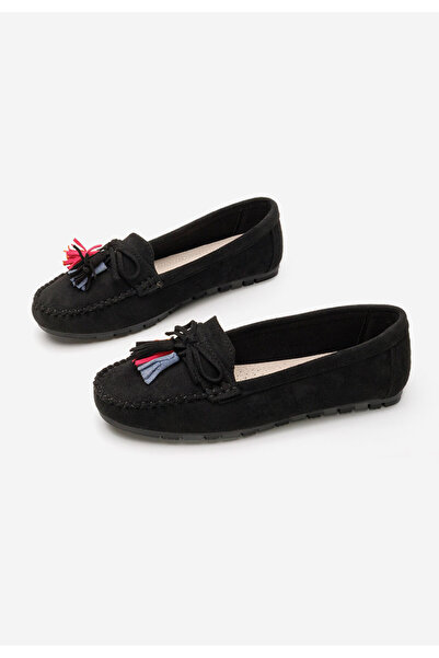 B T Shoes Čierne mokasíny dámske Prestia