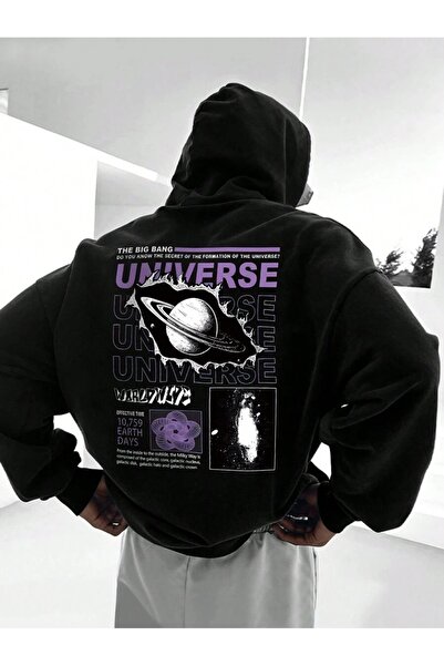 Vestiti Universul TBB cu imprimeu cu glugă supradimensionat Swea tricou