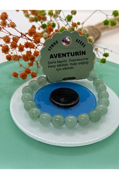 Aventurin Doğal Taş Bileklik – 8 mm
