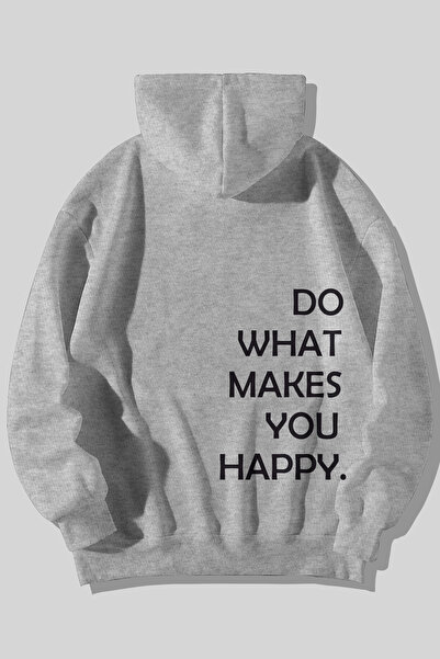 Vestiti Κάντε ό,τι σας κάνει ευτυχισμένο. Φούτερ με κουκούλα με κουκούλα σε γ...