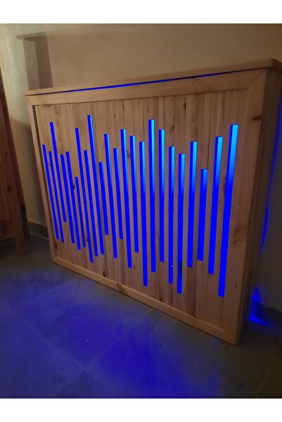 handwood Ahşap Petek Önü Kapama Dresuar Led Işıklı Petek Kaplama