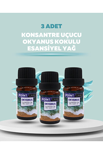 AYMAGNET POINT CARE Okyanus Kokulu Esansiyel Uçucu Yağ - 3 ADET
