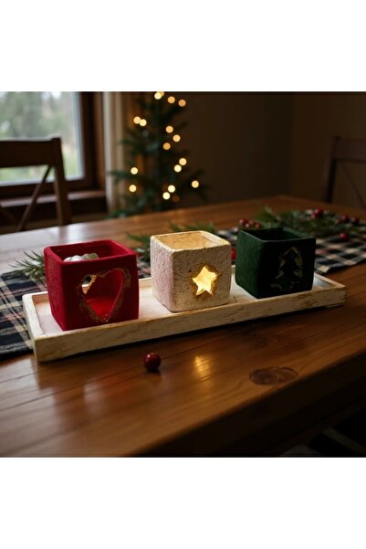 BASSDEKOR BETON - TRIPLE CUBE - NOEL