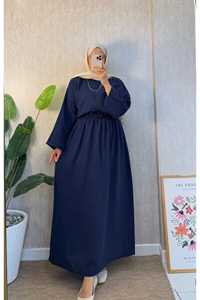 Moda Lippa Σετ casual με φούστα μουσελίνα σε μπλε ναυτικό χρώμα