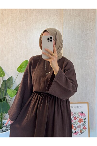 Moda Lippa Kakao Muslin Skirted Loose Set