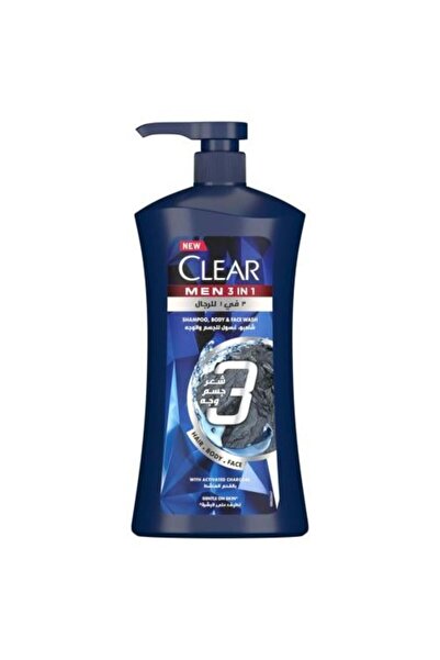 Clear شامبو وغسول للجسم والوجه 3 في 1 للرجال 900 مل