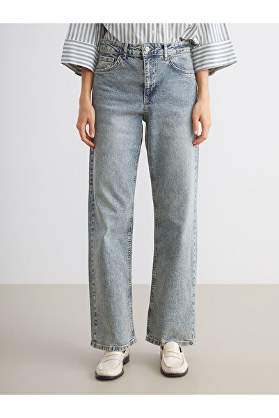 LC Waikiki Ozmarka New Season Straight Fit Women's Jean Trousers