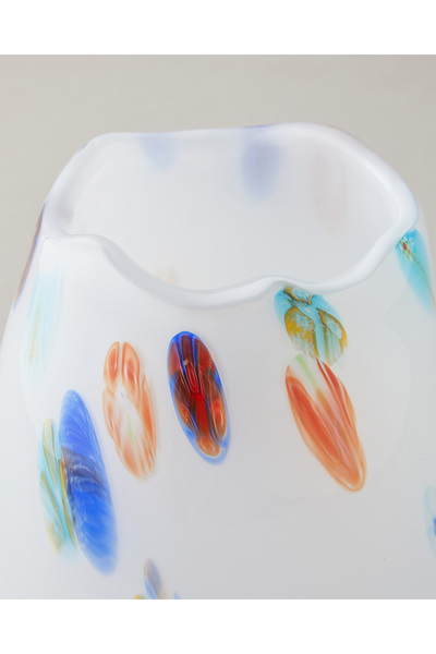 English Home Stery Vase 23 cm White