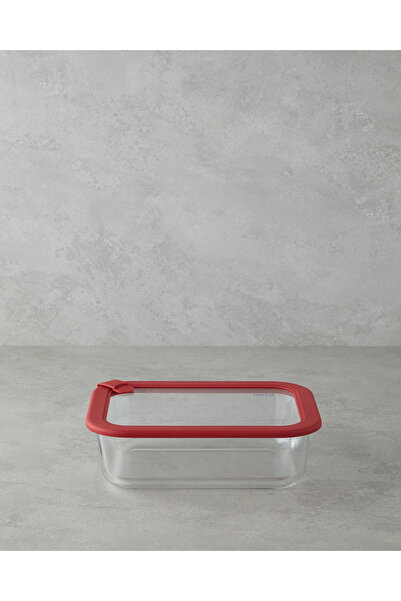 Hecha Glass Storage Container 1520 ml Red