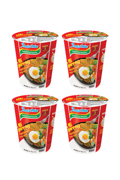 İndomie نودلز مي جورينغ سريعة التحضير، نكهة أصلية (75 جم × عبوة من 4 قطع) × 6