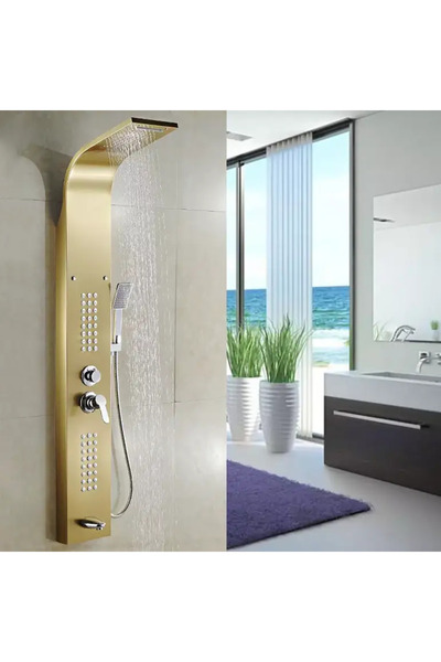 Recasto لوحة دش ذهبية