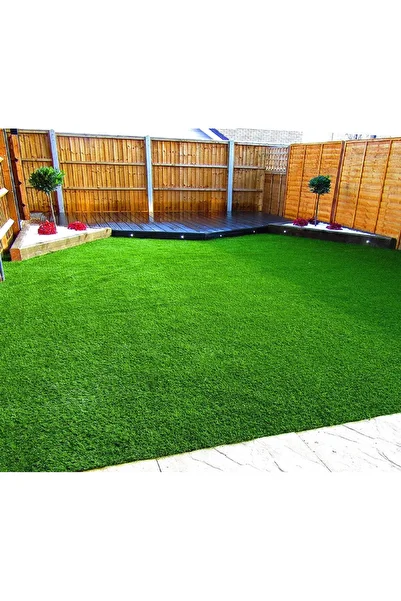 ماركة غير محددة Artificial grass 4x4 meters for floors, length 4 meters, width 4 meters, hair height 30 mm