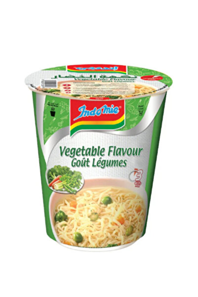 İndomie نودلز سريعة التحضير بنكهة الخضار مع مسحوق التوابل والصلصة - 60 جم ​​× 12