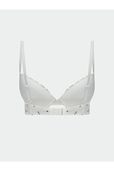 LC Waikiki Balenli Yarım Dolgulu Çiçekli Tişört Sütyen