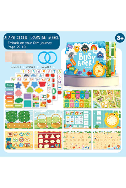 Choice كتاب داتجو مونتيسوري الهادئ للأطفال - لعبة ألغاز للتعرف على الكلمات - ...