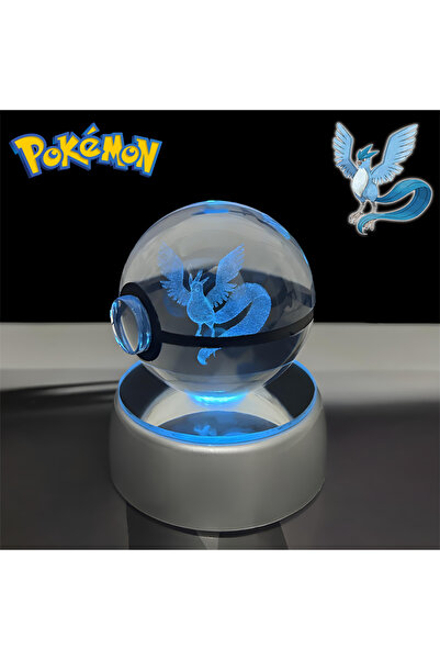 Choice13 Articuno Pokemon 3D Crystal POKE BALL Figure Toys Snivy Dragonair Blastoise Venusaur Milotic Raichu