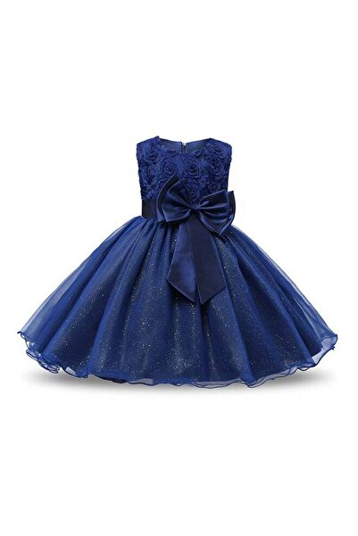 fun zone Sleeveless Bow Design Party Dress