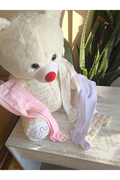 Yetiş Socks Chiloți pentru fetiță, 3 piese, bumbac, roz, alb, crem