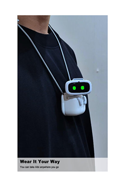 EMO EMOPET Aibi Pocket Pet ChatGPT Destekli Mini Giyilebilir Robot, Türkçe Konuşma ve Duygusal Etkileşim