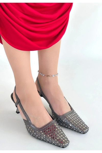 Vona Nova Sione platinum skin high heeled shoes