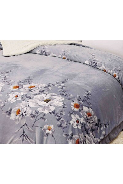 CHIRASO Cocolino CHIRASO Blanket, 200x230cm, Fur Inside, Double Bed, Colorful, Soft and Fluffy