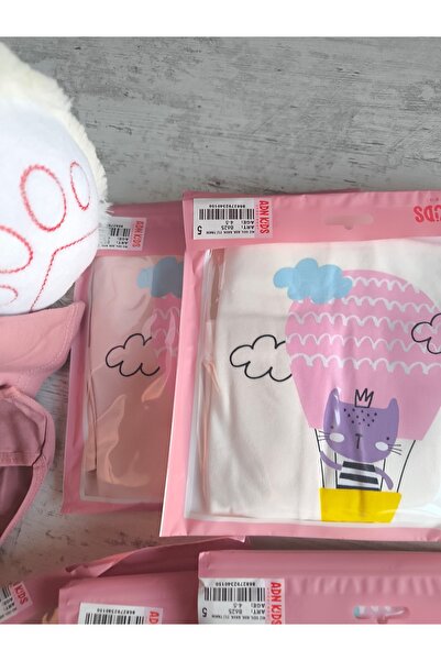 ADN KİDS Girl's Tank Top Panties Set of 6, 100% Cotton, Breathable