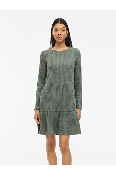 VILA Minikleid VIELITA Langärmeliges