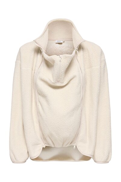 ONLY MATERNITY Teddyfell Jacke OLMMAMA Teddyfell Jacke