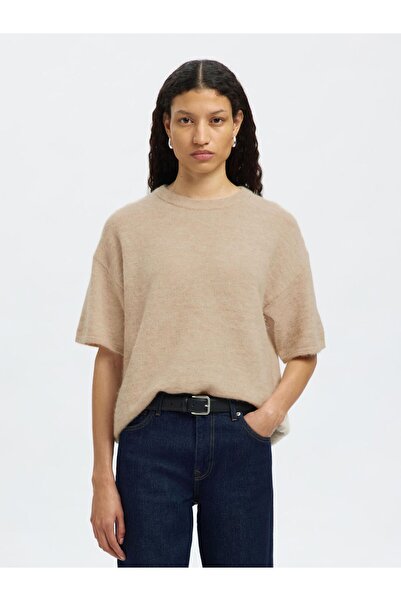 Selected Femme Strickpullover Wollmix