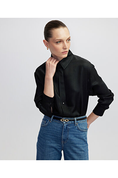 İpekyol Metal aksesuarlı gömlek