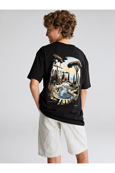 LC Waikiki طاقم الرقبة الصبي تي شيرت