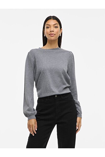 VILA Strickpullover VIELLA Rundhals