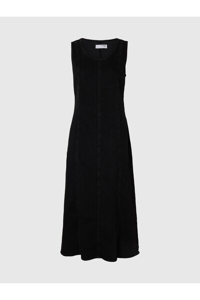 Selected Femme Jeanskleid Maxi