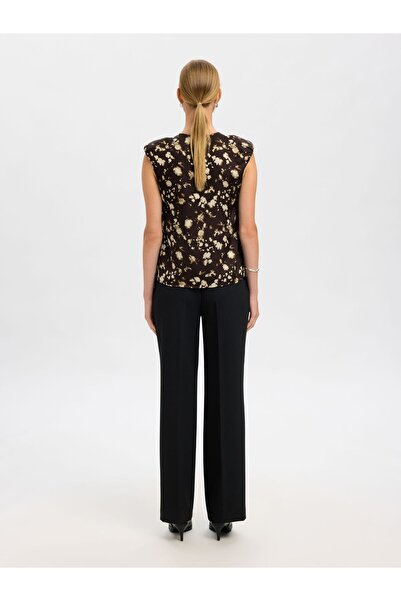 Selected Femme Oberteil Bedrucktes Viskose