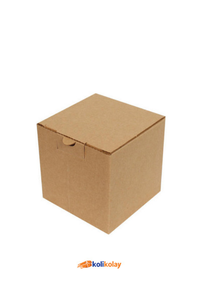KOLİ KOLAY 10,5x10,5x10,5cm Kutu - E-ticaret Kargo Kutusu - 0,4 Desi Kutu - K...