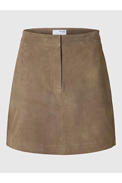 Selected Femme Minirock Wildleder