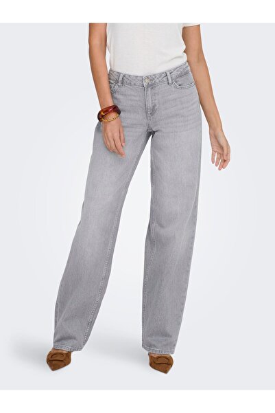 JDY Straight-Fit jeans JDYKATIE Niedrige Taille Gerade geschnitten Jeans