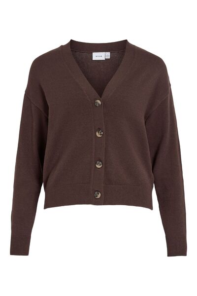 VILA Strickjacke VIRIL V-Ausschnitt