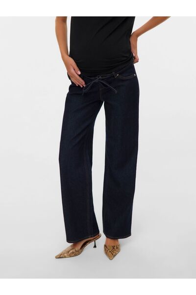 Vero Moda Maternity Umstandsjeans mit weitem Bein Weiter Beinschnitt Jeans