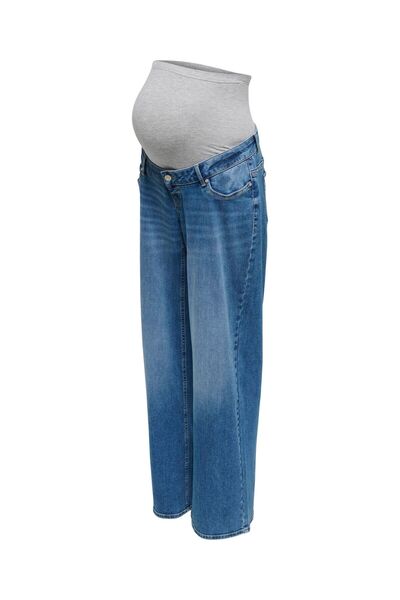 ONLY MATERNITY Jeans mit weitem Bein OLMMADISON Weiter Beinschnitt Jeans