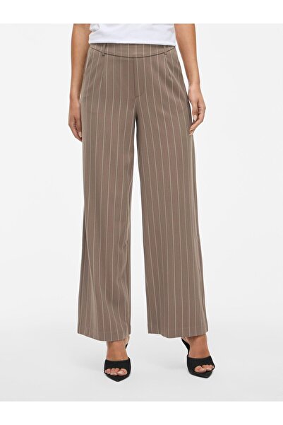 VILA High Waist Hose Nadelstreifen
