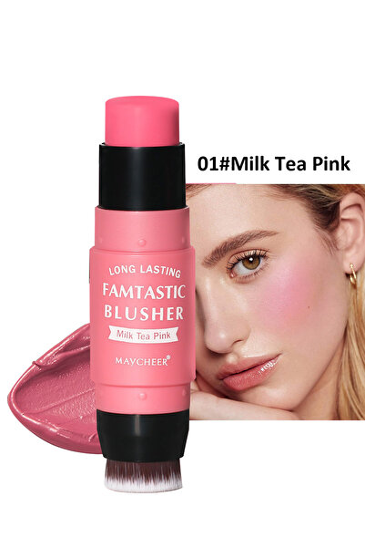 Maycheer أحمر خدود كريمي، أحمر خدود 2 في 1، لون شفاه وظلال عيون، أحمر خدود مت...