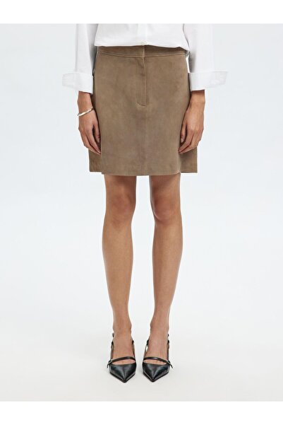 Selected Femme Minirock Wildleder