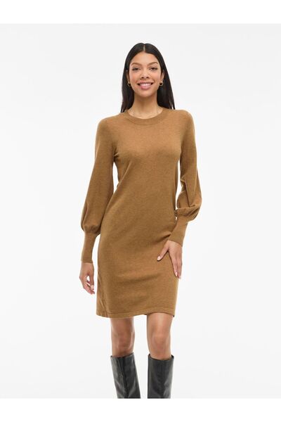 VILA Midikleid VIKERRY Gestricktes